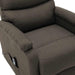 Fotoliu cu ridicare, gri taupe, material textil - WALTI WALTI