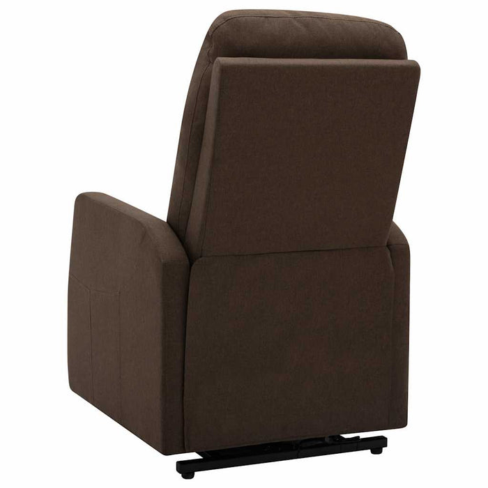Fotoliu cu ridicare, maro, material textil WALTI
