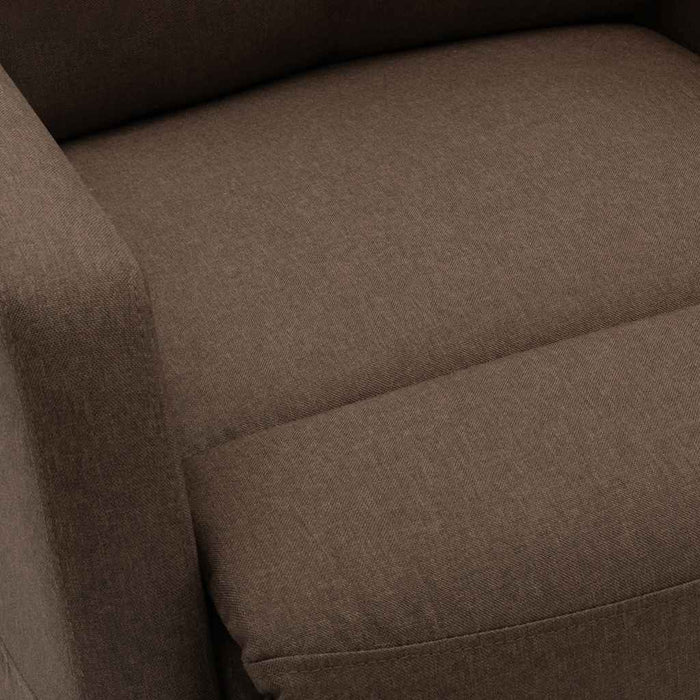 Fotoliu cu ridicare, maro, material textil WALTI