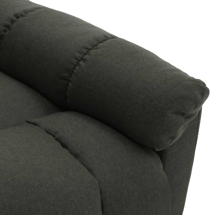 Fotoliu rabatabil, gri taupe, material textil WALTI