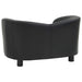 Canapea pentru câini, negru, 67x41x39 cm, piele ecologică - WALTI WALTI