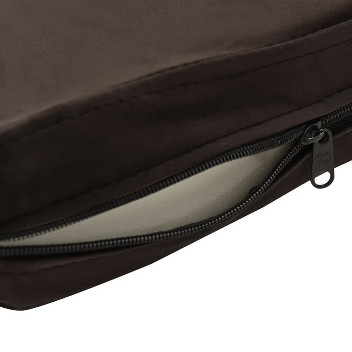 Canapea pentru câini, maro, 81x43x31cm, pluș & piele ecologică - WALTI WALTI