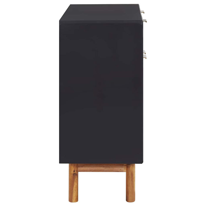 Dulap, 90 x 33,5 x 75 cm, lemn masiv de acacia și MDF WALTI