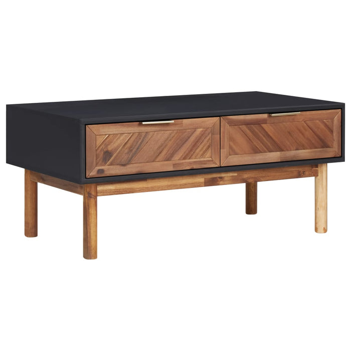 Măsuță de cafea, 90x50x40 cm, lemn masiv de acacia și MDF - WALTI WALTI