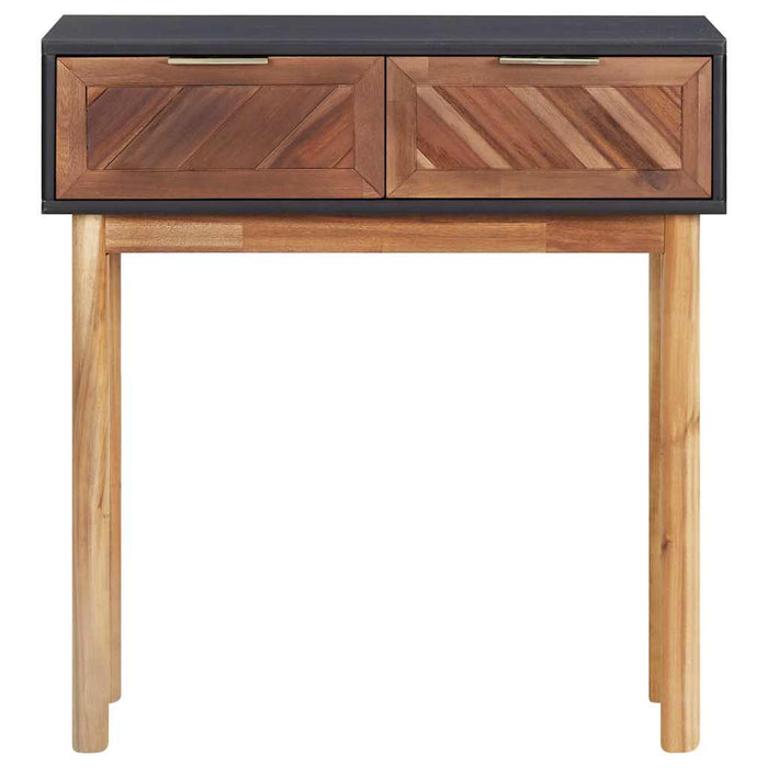 Masă consolă, 70 x 30 x 75 cm, lemn masiv de acacia și MDF WALTI