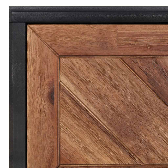 Masă consolă, 70 x 30 x 75 cm, lemn masiv de acacia și MDF WALTI