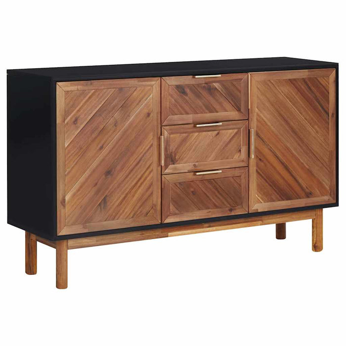 Dulap, 115 x 35 x 70 cm, lemn masiv de acacia și MDF WALTI