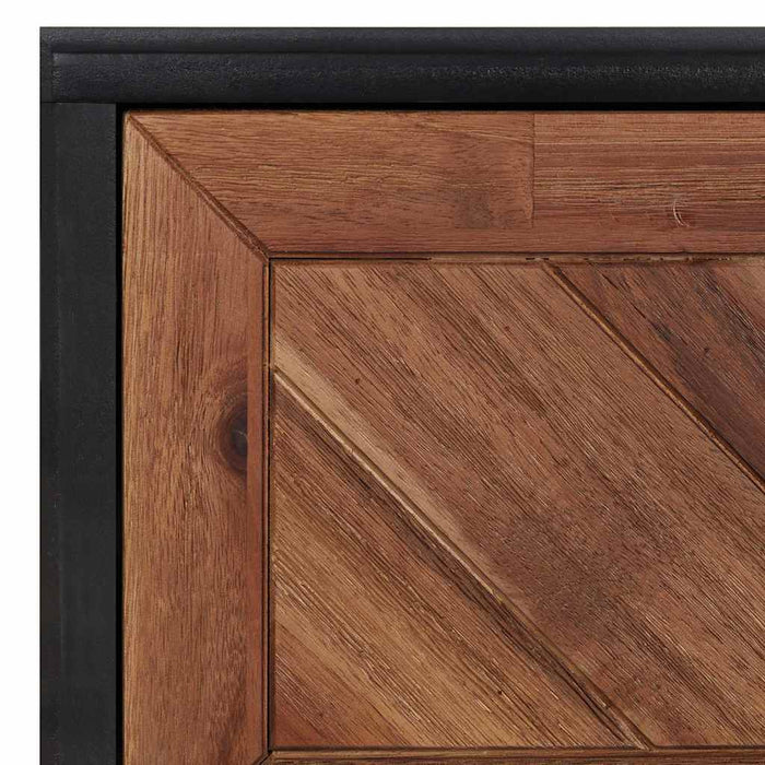 Dulap, 115 x 35 x 70 cm, lemn masiv de acacia și MDF WALTI