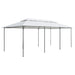 Pavilion cu perdele, alb, 600 x 298 x 270 cm, 180g/m² - WALTI WALTI