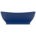 Chiuvetă lux preaplin albastru mat 58,5x39 cm ceramică oval - WALTI WALTI