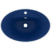 Chiuvetă lux preaplin albastru mat 58,5x39 cm ceramică oval - WALTI WALTI