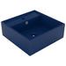 Chiuvetă lux preaplin albastru mat 41x41cm ceramică pătrat - WALTI WALTI