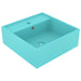 Chiuvetă lux preaplin verde mat 41x41 cm ceramică pătrat - WALTI WALTI
