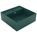Chiuvetă lux preaplin verde închis mat 41x41 cm ceramică pătrat - WALTI WALTI