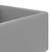 Chiuvetă lux preaplin, gri deschis mat 41x41 cm ceramică pătrat - WALTI WALTI