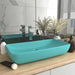 Chiuvetă dreptunghiulară lux verde deschis 71x38 cm ceramică - WALTI WALTI