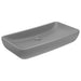 Chiuvetă dreptunghiulară lux gri deschis mat 71x38 cm ceramică - WALTI WALTI