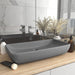 Chiuvetă dreptunghiulară lux gri deschis mat 71x38 cm ceramică - WALTI WALTI