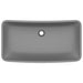 Chiuvetă de lux gri închis mat 71x38 cm ceramică dreptughiular - WALTI WALTI