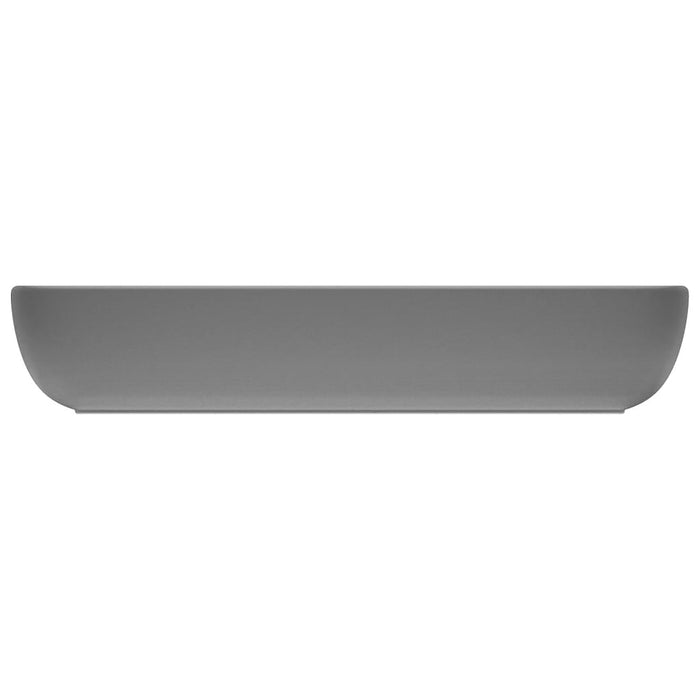 Chiuvetă de lux gri închis mat 71x38 cm ceramică dreptughiular - WALTI WALTI