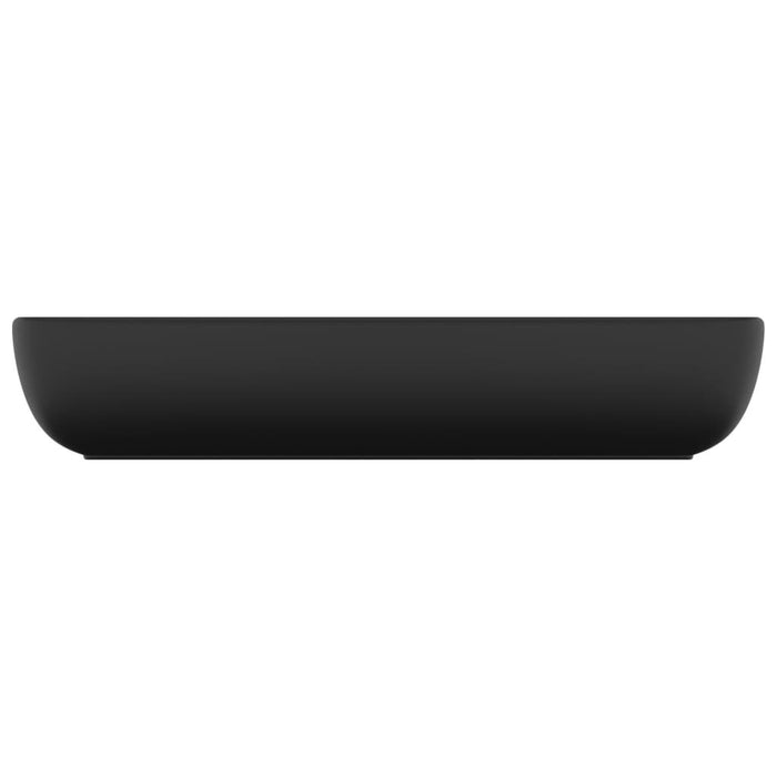 Chiuvetă dreptunghiulară de lux, negru mat, 71x38 cm, ceramică - WALTI WALTI