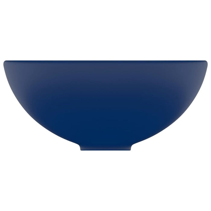 Chiuvetă baie lux albastru închis mat 32,5x14cm ceramică rotund - WALTI WALTI