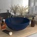 Chiuvetă baie lux albastru închis mat 32,5x14cm ceramică rotund - WALTI WALTI
