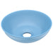 Chiuvetă pentru baie, albastru deschis, ceramică, rotund - WALTI WALTI