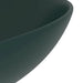 Chiuvetă de baie, verde închis, ceramică, rotund - WALTI WALTI
