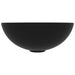 Chiuvetă pentru baie, negru mat, ceramică, rotund - WALTI WALTI