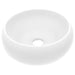 Chiuvetă de baie lux alb mat 40x15 cm ceramică rotund - WALTI WALTI