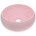 Chiuvetă de baie lux roz mat 40x15 cm ceramică rotund - WALTI WALTI