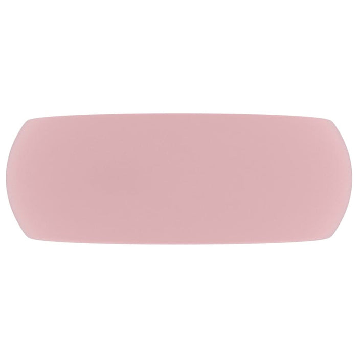 Chiuvetă de baie lux roz mat 40x15 cm ceramică rotund - WALTI WALTI