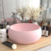 Chiuvetă de baie lux roz mat 40x15 cm ceramică rotund - WALTI WALTI