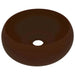 Chiuvetă de baie lux maro închis mat 40x15 cm ceramică rotund - WALTI WALTI
