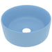 Chiuvetă baie lux albastru deschis mat 40x15 cm ceramică rotund - WALTI WALTI