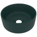 Chiuvetă baie lux verde închis mat 40x15 cm ceramică rotund - WALTI WALTI