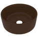 Chiuvetă de baie lux maro închis mat 40x15 cm ceramică rotund - WALTI WALTI