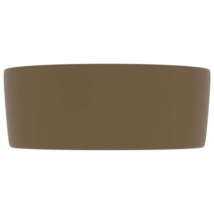 Chiuvetă baie lux, crem mat, 40x15 cm, ceramică, rotund - WALTI WALTI