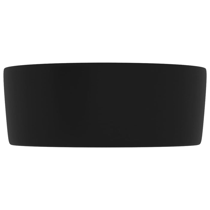 Chiuvetă baie lux, negru mat, 40x15 cm, ceramică, rotund - WALTI WALTI