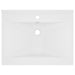 Chiuvetă baie lux orificiu robinet alb mat 60x46 cm ceramică - WALTI WALTI