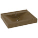 Chiuvetă baie lux, orificiu robinet crem mat 60x46 cm ceramică - WALTI WALTI