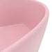Chiuvetă de lux cu preaplin, roz mat, 36 x 13 cm, ceramică - WALTI WALTI