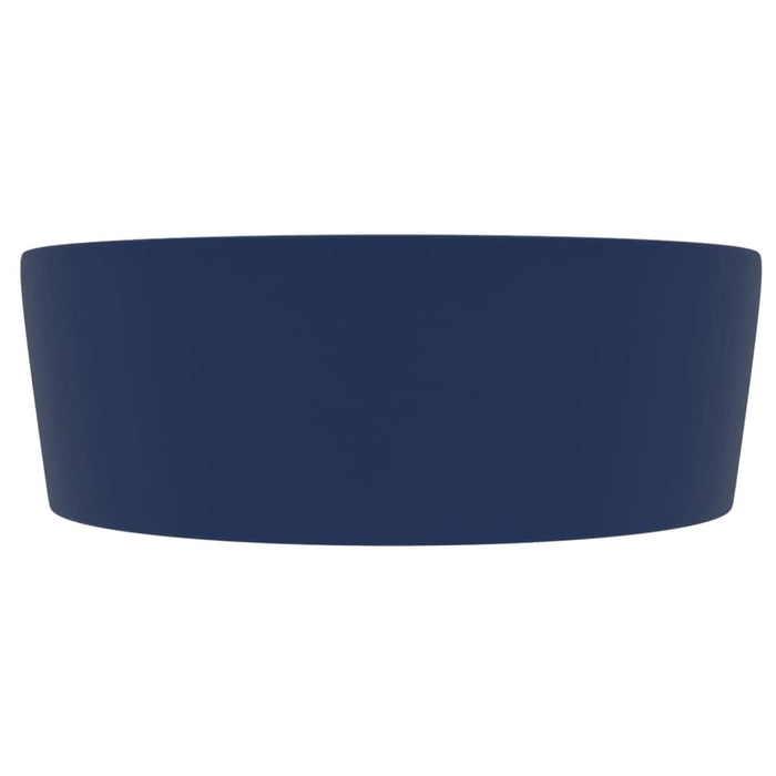 Chiuvetă de lux cu preaplin, albastru mat, 36 x 13 cm, ceramică - WALTI WALTI