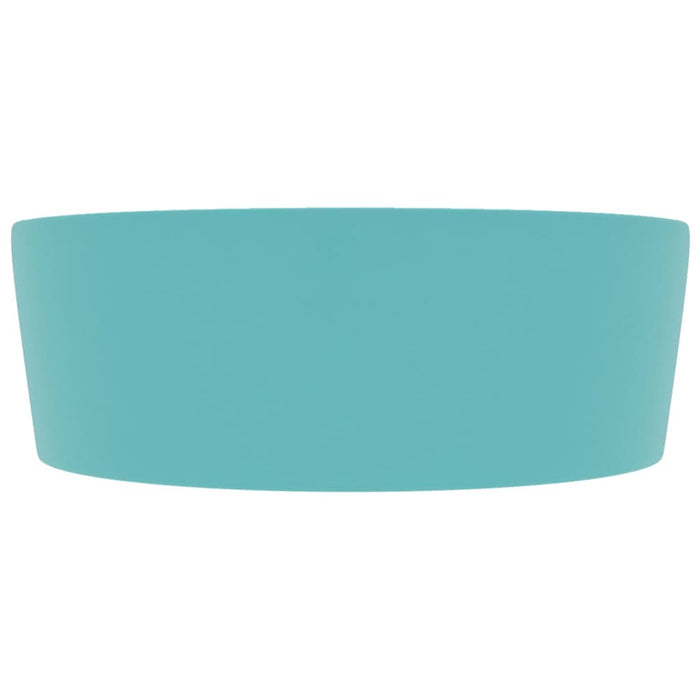 Chiuvetă de lux cu preaplin verde deschis mat 36x13 cm ceramică - WALTI WALTI