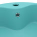 Chiuvetă de lux cu preaplin verde deschis mat 36x13 cm ceramică - WALTI WALTI