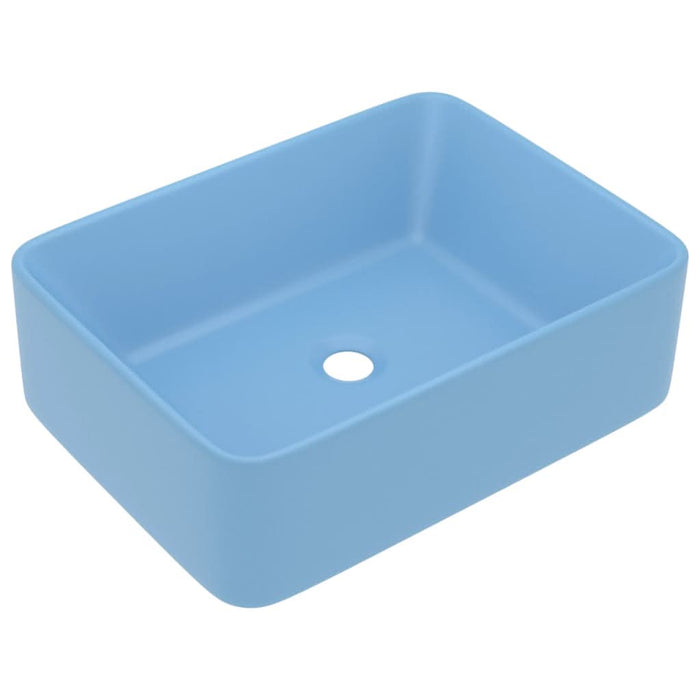 Chiuvetă de baie lux albastru deschis mat 41x30x12 cm ceramică - WALTI WALTI