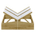 Sere, 2 buc., 100 x 50 x 35 cm, lemn de pin tratat - WALTI WALTI