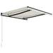 Copertină retractabilă manual, crem, 300 x 250 cm - WALTI WALTI