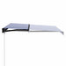 Copertină retractabilă manual, albastru și alb, 350 x 250 cm - WALTI WALTI